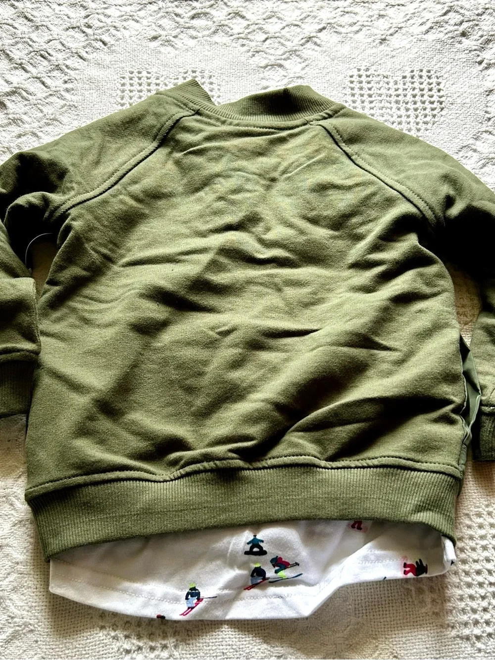 Wonder Nation Toddler Boy 2-Piece Quilted Bomber Jacket & Shirt Set NWOT Size 2T